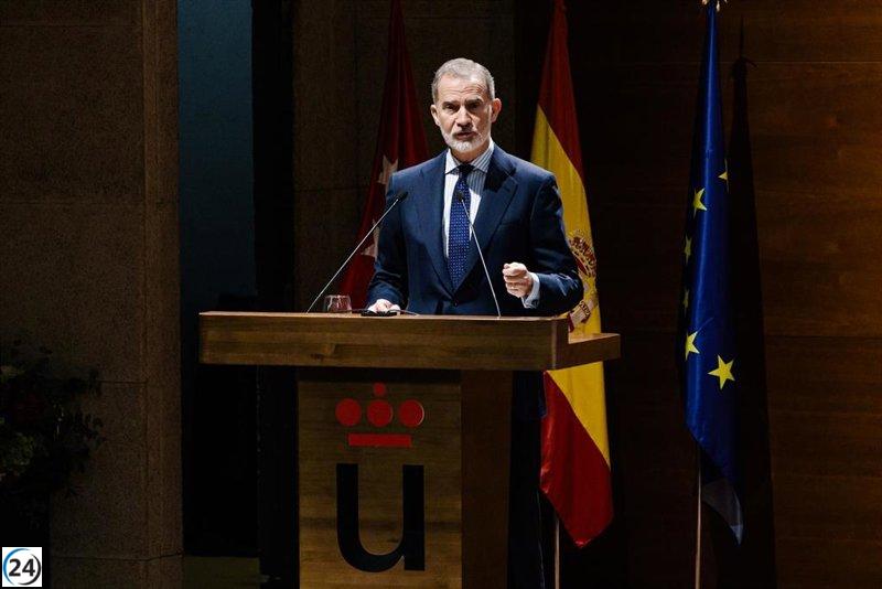 El Rey asegura que es inaceptable tolerar violaciones al Derecho Internacional.