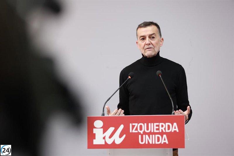 IU propone unir fuerzas a la izquierda y crear una nueva marca para las elecciones generales.
