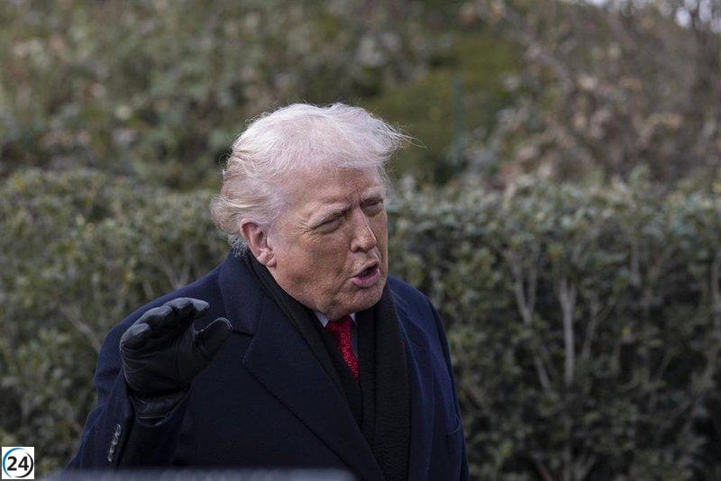 Trump declara que rescató a la OTAN de un destino miserable.