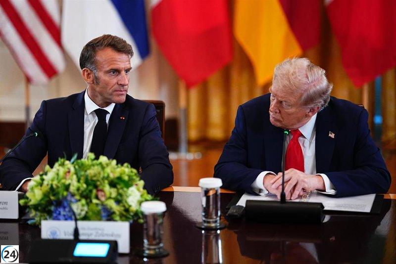 Trump desestima invitación de Macron al G7, alegando que su tiempo en el poder es limitado.