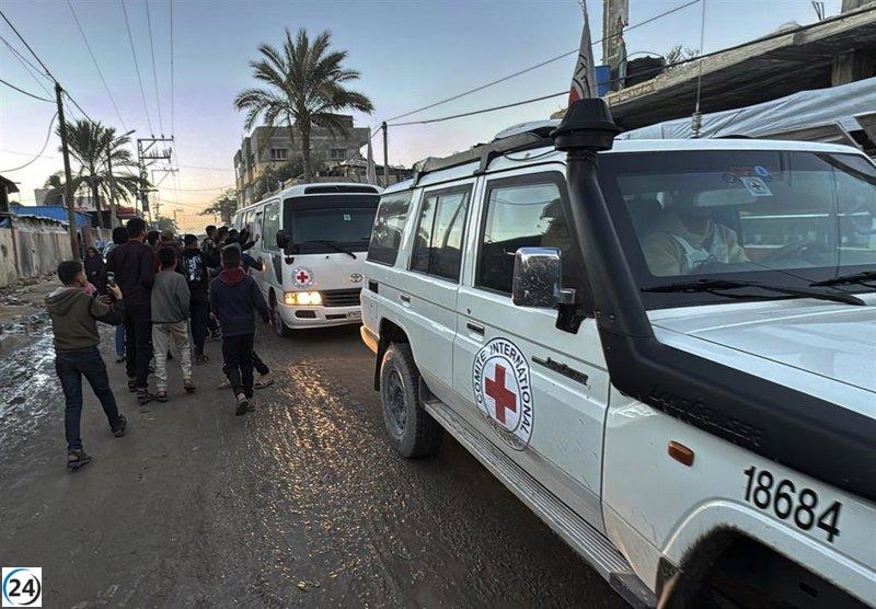 Nueve prisioneros palestinos salen de las cárceles israelíes durante la ofensiva en Gaza.
