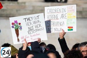 Turquía bloquea convoy humanitario hacia Kobane desde Siria.