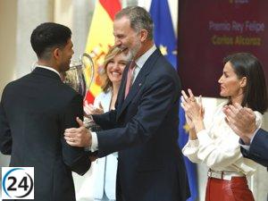 La Familia Real celebra a Carlos Alcaraz: 