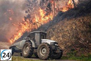 Asturias enfrenta seis incendios forestales activos y 35 bajo revisión.