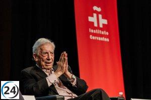 Vargas Llosa recibe homenaje del Cervantes por cambio de percepción hacia los escritores en América.