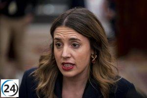 Montero atribuye el aumento de la visibilidad y denuncia a las agresiones grupales de menores.