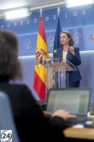 Gamarra insta a Sánchez a definir su postura sobre el referéndum pactado por Aragonès.