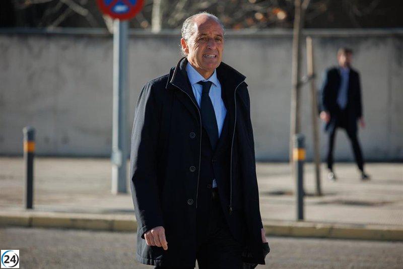 El juicio de Gürtel a Camps es suspendido por la AN por huelga de funcionarios de Justicia.