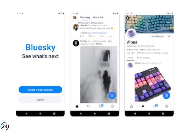 Bluesky, la alternativa conservadora a Twitter, llega a Android en beta cerrada.