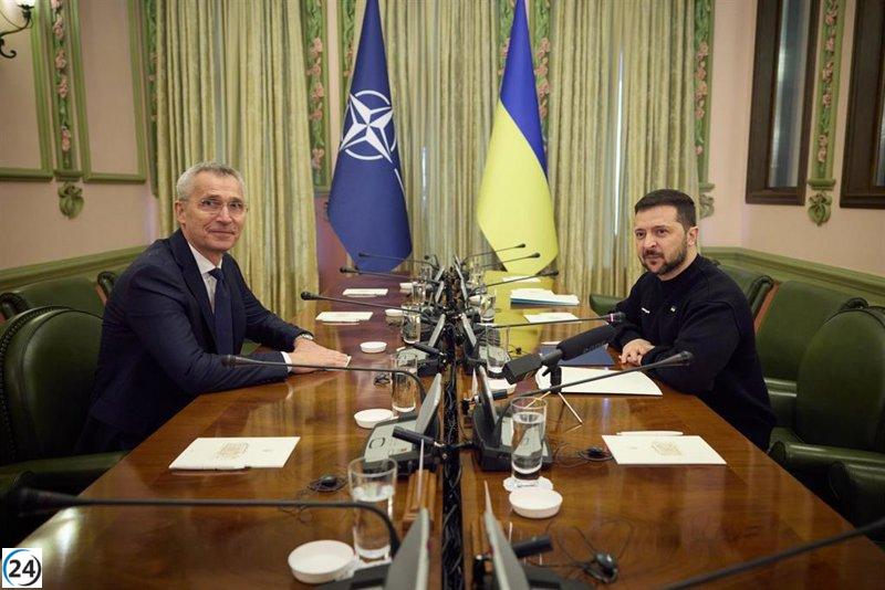 Stoltenberg apoya a Zelenski y asegura que Ucrania pertenece a la OTAN.