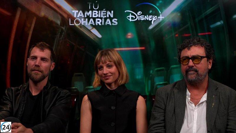 Michelle Jenner y Paco Tous desafían al público en la serie 'Tú también lo harías' que critica la justicia precipitada.