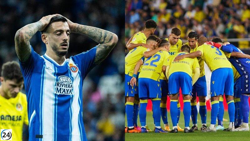 Espanyol y Cádiz luchan por la salvación en un duelo crucial.