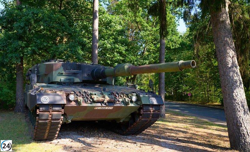 Países Bajos y Dinamarca envían 14 tanques Leopard a Ucrania.