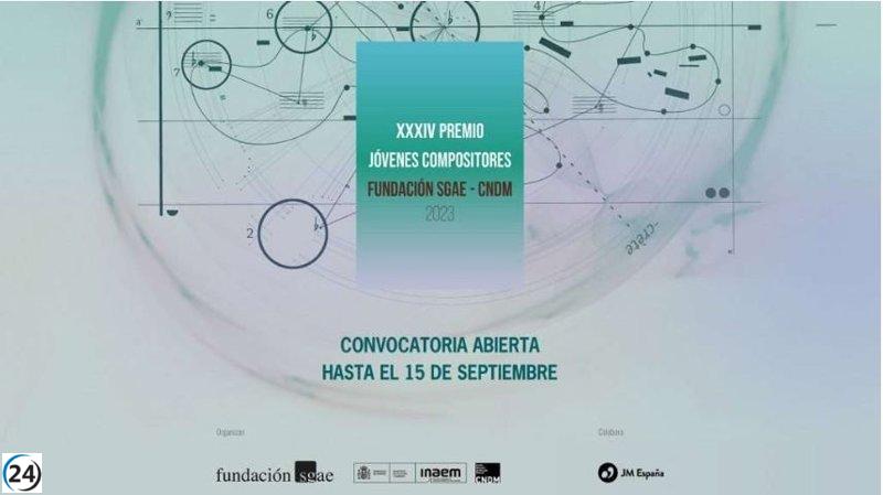 SGAE y CNDM incentivan composición de música clásica contemporánea con 34º Premio Jóvenes Compositores.