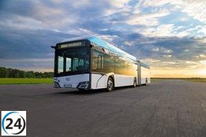 CAF gana contrato para proporcionar 52 autobuses de hidrógeno en Alemania.
