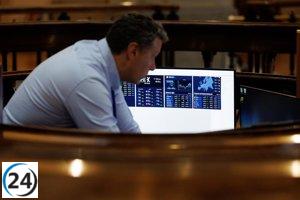 El Ibex pierde los 9.400 puntos y disminuye un 0,55% en la media sesión.