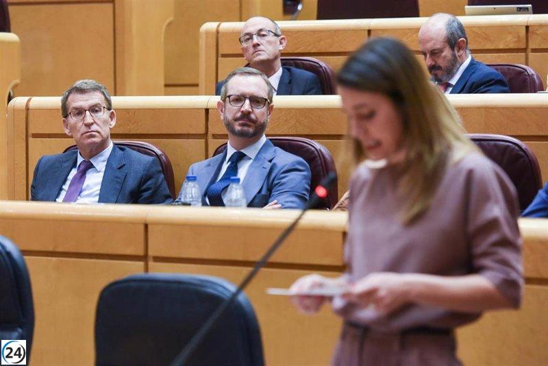 El PP no presenta enmiendas en el Senado, mientras ERC, Junts y Vox mantienen las del Congreso sobre el 