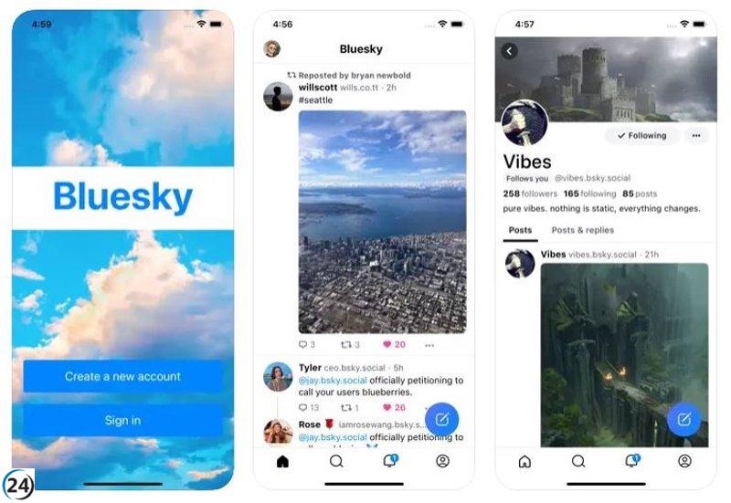 Bluesky mejora servicio en iOS con nuevas funciones de gestión de contenido y notificaciones.