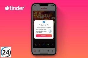 Tinder verifica perfiles con videoselfis.