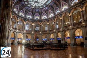 El Ibex 35 se mantiene bajo los 9.300, con una caída del 0,2% en la media sesión.