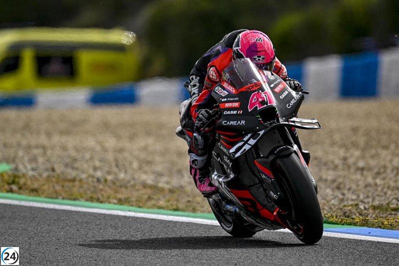 Aleix Espargaró logra su primera pole en Jerez.