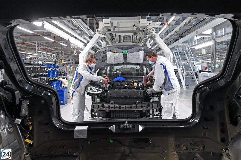 La producción industrial en Alemania cayó un 3,4% en marzo.