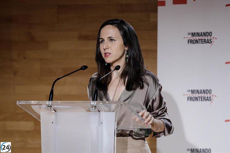 Belarra afirma que la derecha solo sabe hacer campaña hablando de ETA.
