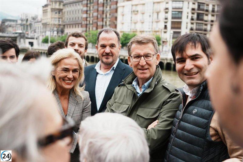 Feijóo solicita a Sánchez la intervención de Fiscalía y Abogacía para aislar a Bildu, pero no su ilegalización, como Ayuso.