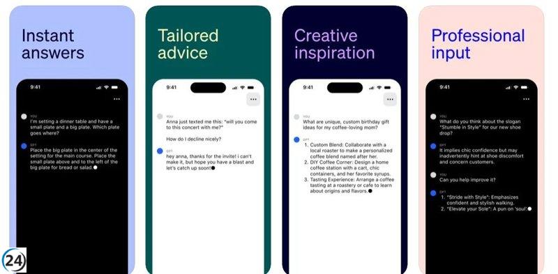 OpenAI presenta ChatGPT, su app de chat gratis para iOS.