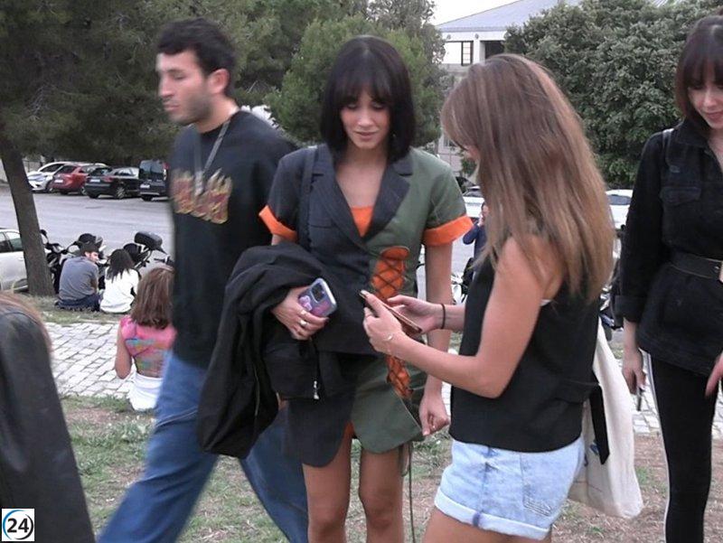 Aitana y Sebastián Yatra, disfrutan del concierto de Coldplay en Barcelona.