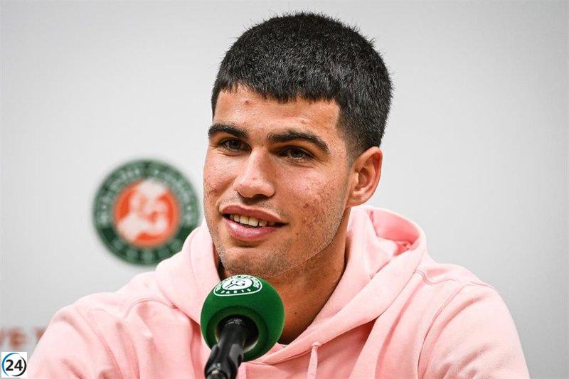 Carlos Alcaraz dice que es una locura verse como el favorito número uno en un torneo grande