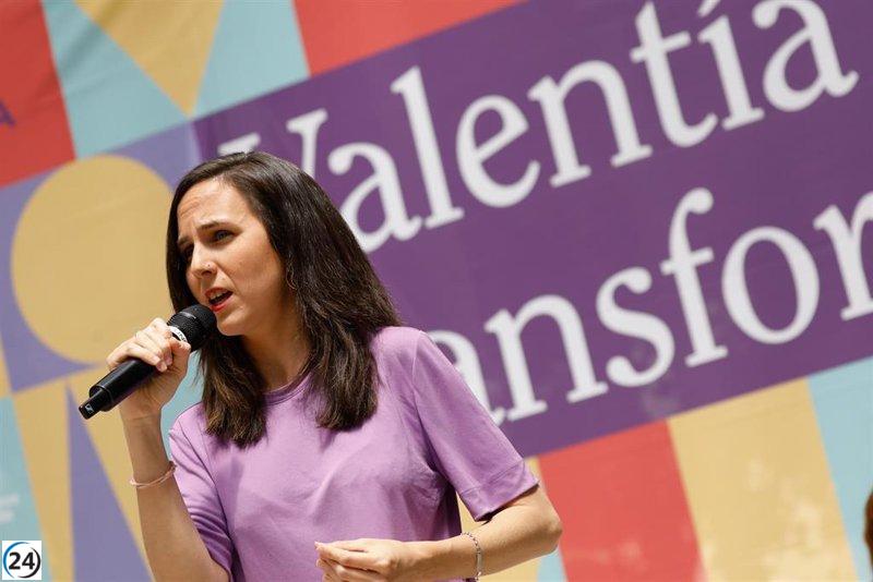 Belarra pide atención en vivienda y sanidad durante la campaña electoral.