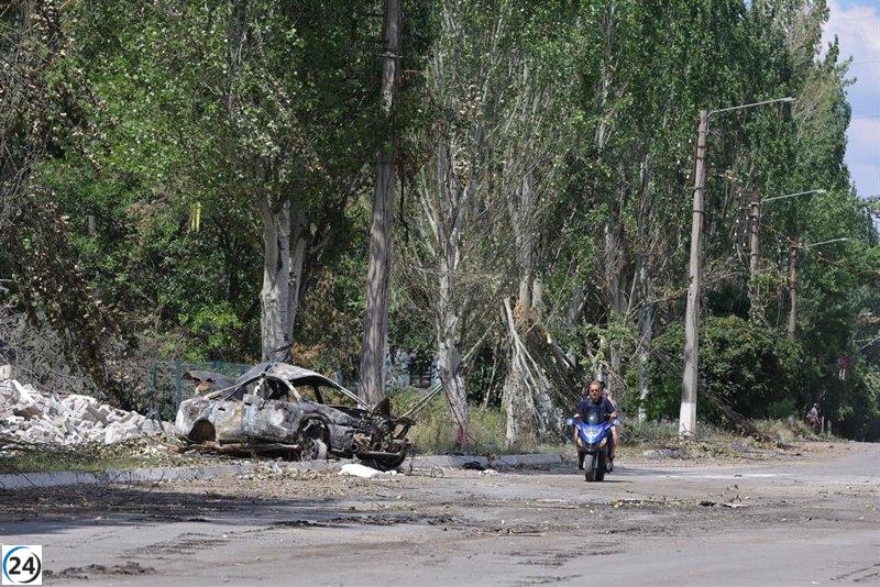 El Ejército de Ucrania ataca Lugansk y causa cinco muertes.
