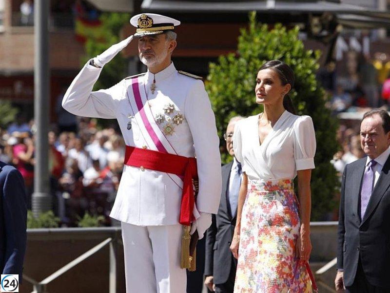 La Reina Letizia elige traje andaluz para Desfile de las Fuerzas Armadas.