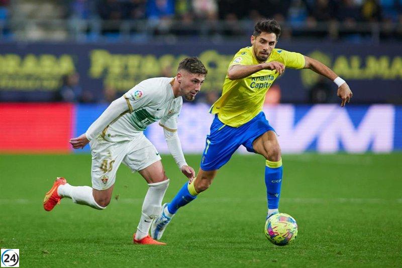 La Audiencia Nacional permite al Cádiz impugnar partido contra el Elche.