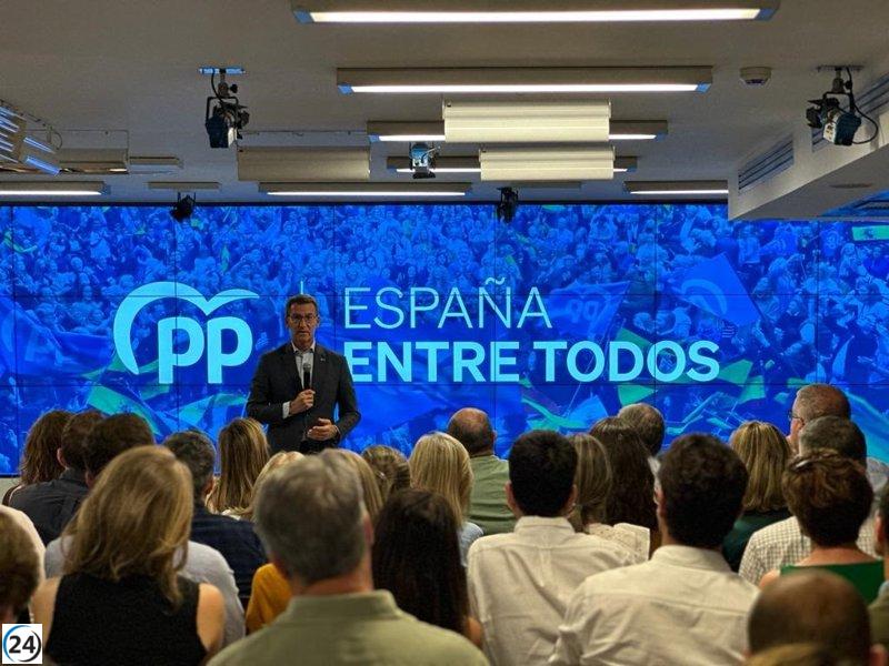 El programa electoral del PP pone a las familias como prioridad: menos impuestos y más conciliación, según Feijóo.