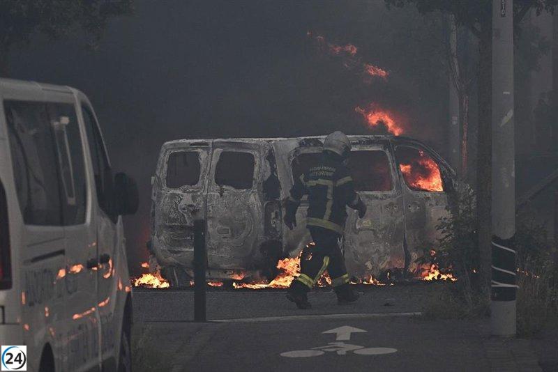 Protestas tensas tras la muerte a tiros de un adolescente en Nanterre.