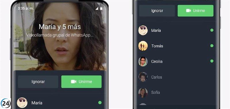 WhatsApp en iOS ahora permite videollamadas en formato horizontal.