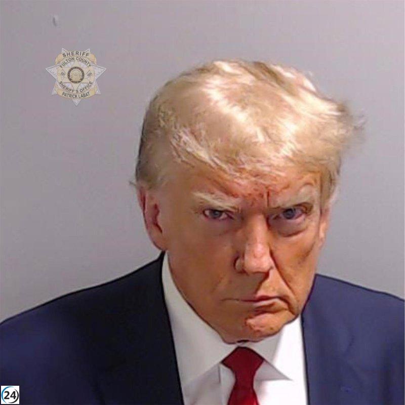 Trump reaparece en X (Twitter) tras dos años y publica foto policial de Georgia