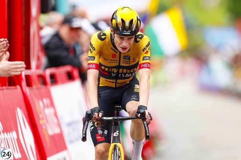 Vingegaard triunfa en Bejes y acorta brecha con Kuss en La Vuelta