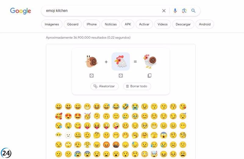 Google integra la innovadora herramienta Emoji Kitchen en su buscador