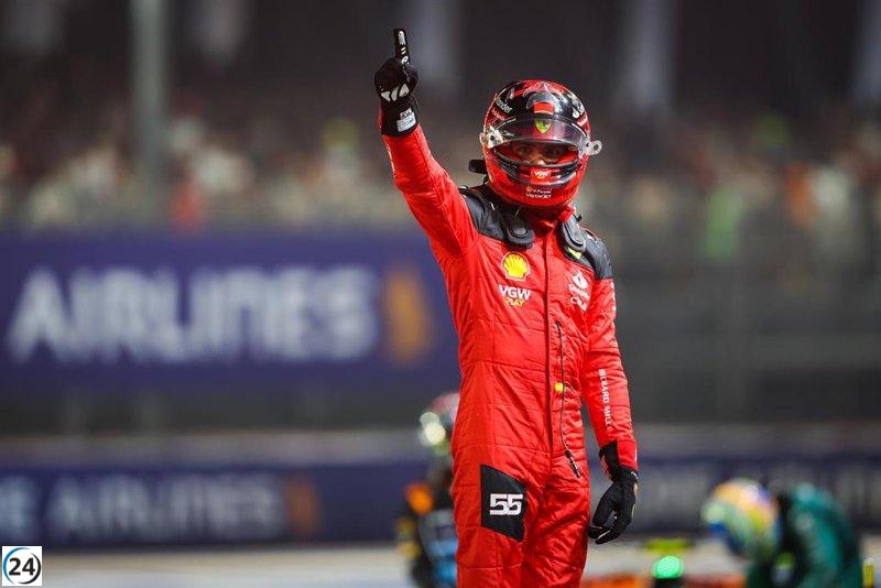 Carlos Sainz triunfa en Singapur