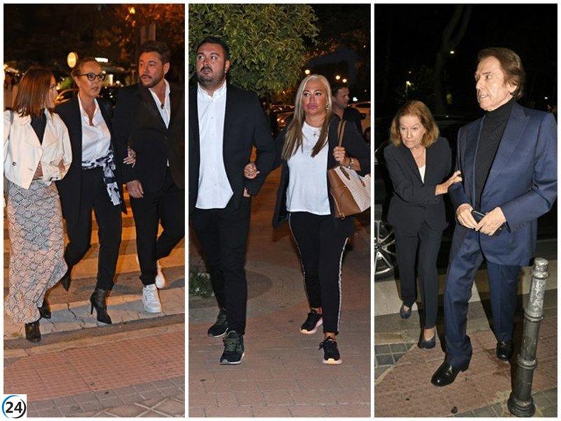 Multitud de famosos dan su último adiós a Teresa Campos.