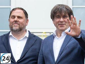 ERC y Junts buscan amnistía de más de 10 millones de euros por el gasto indebido en el proceso independentista.