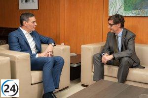 Sánchez y Illa mantendrán constante comunicación durante las negociaciones de investidura