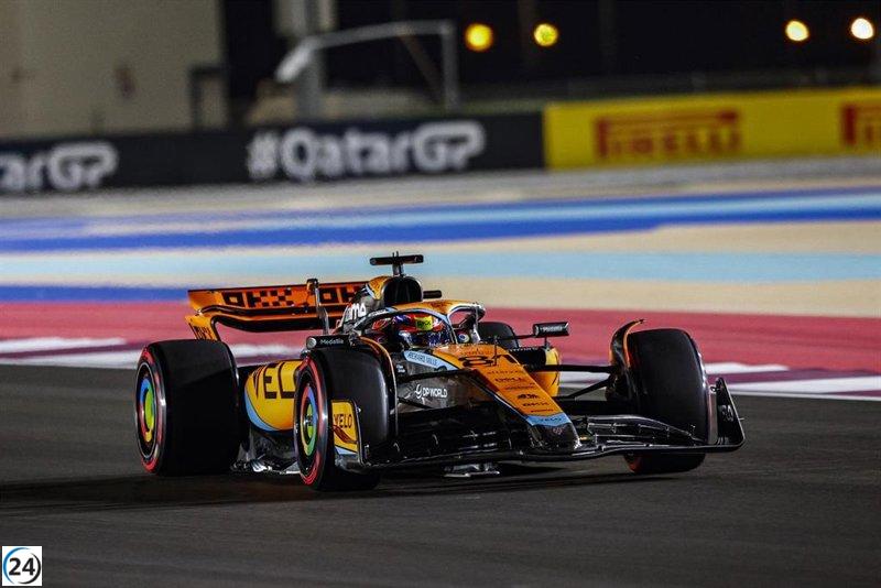 Los McLaren arruinan las esperanzas de Verstappen de conseguir la pole.