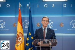 Feijóo desafía a Sánchez a unas elecciones tras su silencio y eufemismos sobre la amnistía