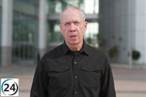 El ministro israelí de Defensa declara un 