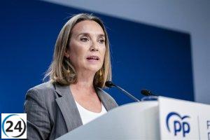 Gamarra reta a Sánchez a someterse a elecciones para comprobar la legitimidad de la amnistía.