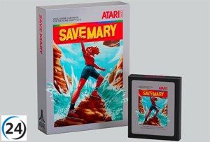 La icónica consola Atari 2600 lanza una versión especial y limitada del clásico juego Save Mary, creado hace cuatro décadas.